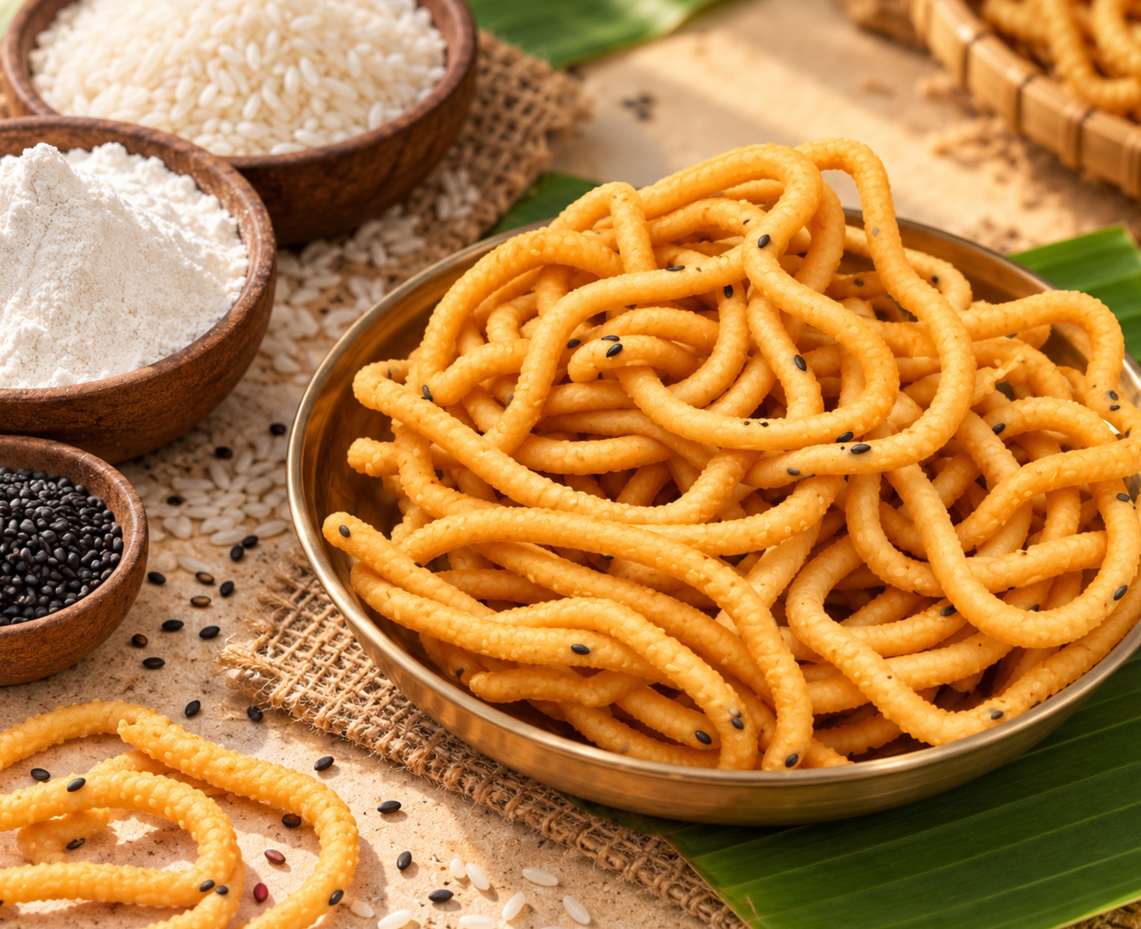 Thanjavur special homemade murukku – Deepavali snacks